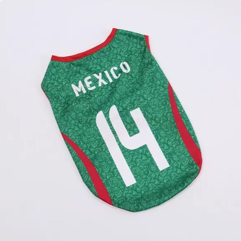 Pet Soccer Jersey - Stylish Game Day Apparel for Small to Medium Dogs and Cats