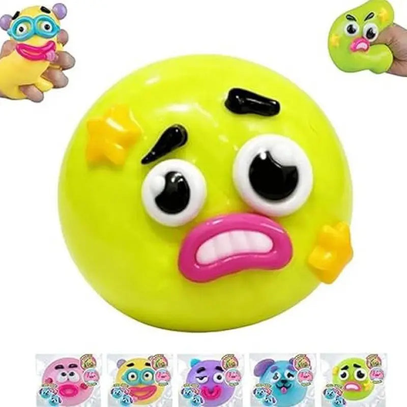 Dog Face Swap Sensory Squishy Toy - Soft, Moldable, Slow-Rise Fidget for Anxiety Relief and Tactile Play with Interchangeable Faces