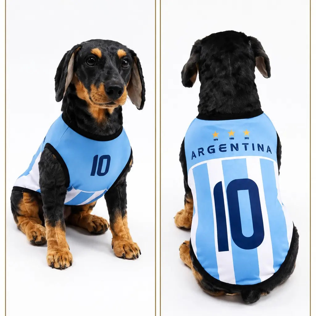 Pet Soccer Jersey - Stylish Game Day Apparel for Small to Medium Dogs and Cats