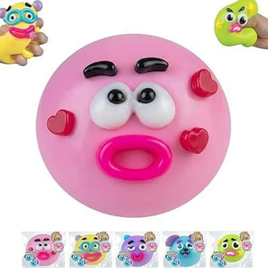 Dog Face Swap Sensory Squishy Toy - Soft, Moldable, Slow-Rise Fidget for Anxiety Relief and Tactile Play with Interchangeable Faces